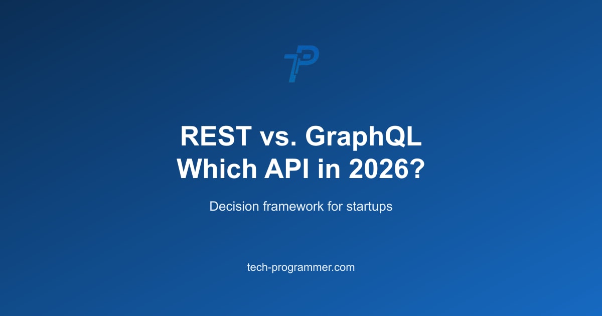 REST vs GraphQL — which API style to choose in 2026 banner