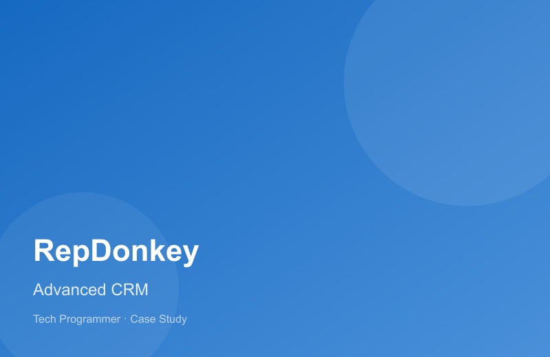 RepDonkey — Advanced CRM