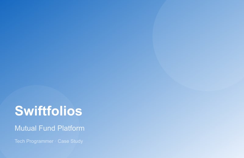 Swiftfolios — Mutual Fund Platform